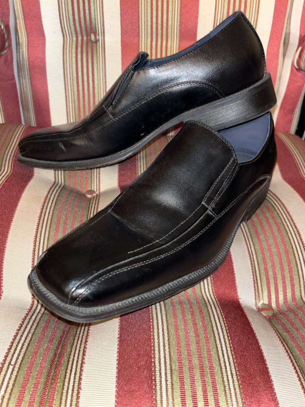 Men's Black J. Ferrar Slip-On Dress Shoes Prom Homecoming Wedding